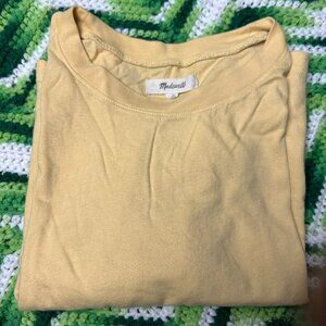 madewell yellow Tee